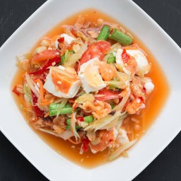 ตำไทยไข่เค็ม