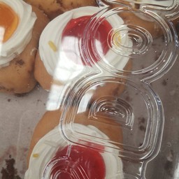 เเป้งโดนัทหน้าสตอเบอรี่