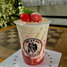 นมสดสตอเบอร์รี่  Milk Strawberry