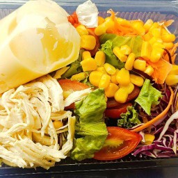 แซนด์วิชสลัดผักสลัดโรล 244 Homemade