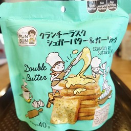 ขนมปังเนยสดอบกรอบ รสกระเทียม 40g