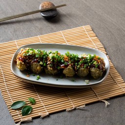 วุ้นเส้นห่อสาหร่ายชุบแป้งทอด (คิมมารี)