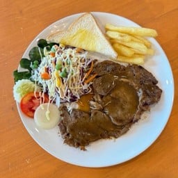 สเต็กเนื้อลายหินอ่อน