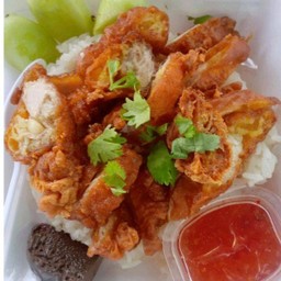 ข้าวมันไก่ทอด