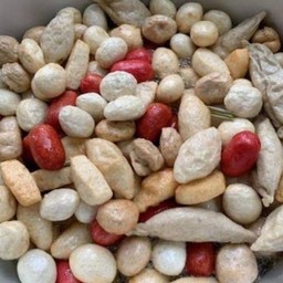 ลูกชิ้นหมู+ไส้กรอกแดง+ลูกชิ้นปลา