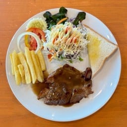 สเต็กหมูสันคอ