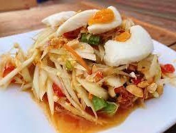 ตำไทย ไข่เค็ม