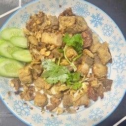 หมูกรอบทอดกระเทียม(เฉพาะก้บ)
