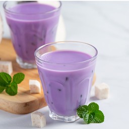 นมเผือกร้อน HOT TARO MILK