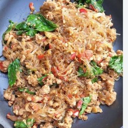 ข้าวกะเพราวุ้นเสัน