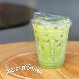 มัทฉะลาเต้โอ๊ตมิลค์