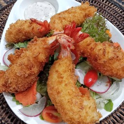 สลัดกุ้งกรอบ