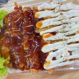 ข้าวไก่กรอบสองสไตส์