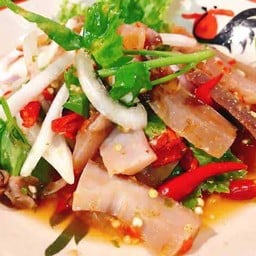 ยำหมึกกรอบ