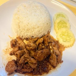 ข้าวทอดกระเทียม