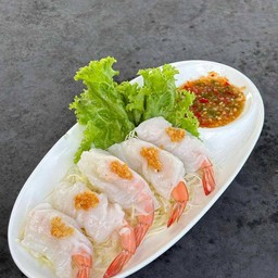 [อร่อยซ่ากับโค้ก] ปากหม้อกุ้งน้ำจิ้มซีฟู้ด +  "โค้ก" ออริจินัล (ขวด)