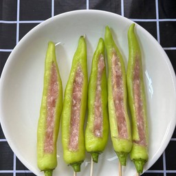 พริกหยวกยัดไส้หมูเด้ง
