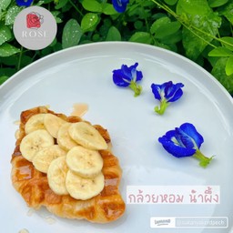 ครอฟเฟิล น้ำผึ้ง กล้วย