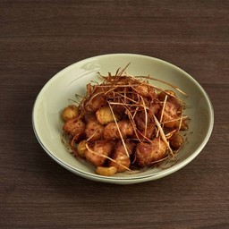 DEEP FRIED PORK BELLY WITH LEMONGRASS
