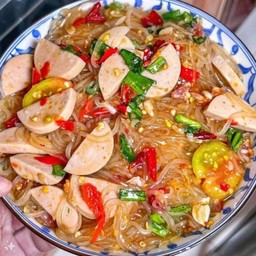 ตำเส้นเล็กหมูยอ