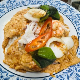 ข้าวไข่ข้นห่อหมกทะเล