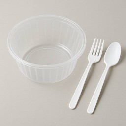 ชาม+ช้อนส้อม