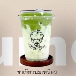 นมเหนียวชาเขียว