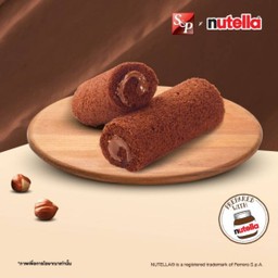 โรลรสช็อกโกแลตสอดไส้ครีมผสมนูเทลล่า