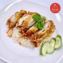 [อร่อยซ่ากับโค้ก] ข้าวมันไก่ทอด +  โค้ก ไม่มีน้ำตาล (กระป๋อง)