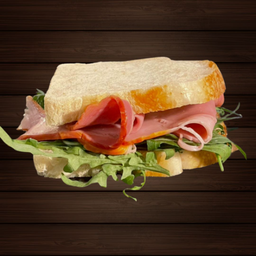 Ham Rocket Cream Cheese Sourdough