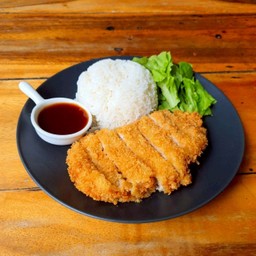 ข้าวหมูทอด ทงคัตสึ.
