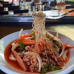 ยำเส้นเเก้ว (ไม่ปลาร้า)