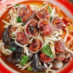 ตำหอยแครง