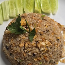 ข้าวผัดกระเทียมแซลมอน                             Salmon Garlic Fried Rice