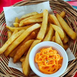 เฟรนฟราย + ชีสดิป