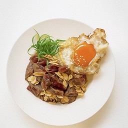 ข้าวหน้าเนื้อทอด1 นาที