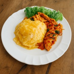 กะเพราโบ๊ะบ๊ะไข่คู่ x2