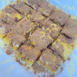 โรตีใส่ไข่+ไมโล