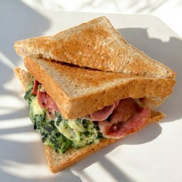 Ham&Spinach Cheese Sandwich