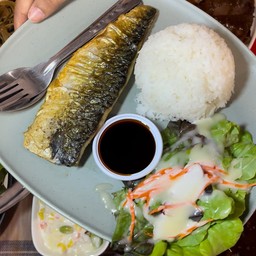 ข้าวหน้า สเด็กปลาซาบะญี่ปุ่นย่าง