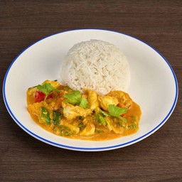 ข้าวทะเลผัดไข่เค็ม