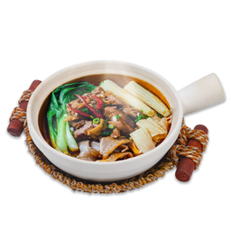 บะหมี่ไข่หม้อดินไก่หม่าล่าเสฉวน Sichuan Spicy Chicken Claypot Noodles OL