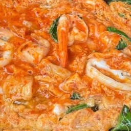 ข้าวไข่ข้นห่อหมกทะเล(ราดข้าว)