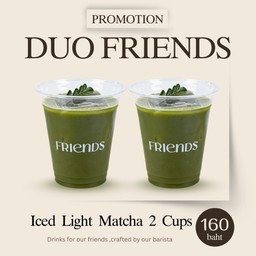 DUO 2 CUPS Light Matcha