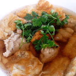 ต้มจืดไข่น้ำ+หมูบะช่อ