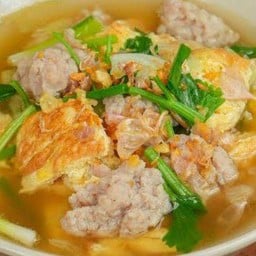 น้ำซุป ไข่น้ำหมูสับ