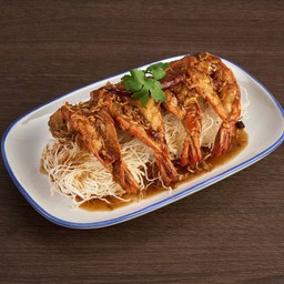 กุ้งทอดซอสมะขาม
