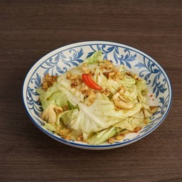 STIR FRIED CABBAGE WITH FISH SAUCE
