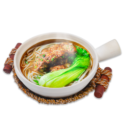 บะหมี่หม้อดินซี่โครงหมูนิวออลีน New Orleans Pork Rib Claypot Noodles OL