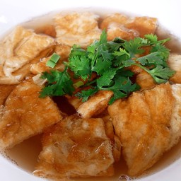 ต้มจืดไข่น้ำ(ไข่แผ่น)